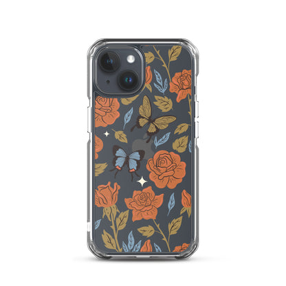 Butterfly Spices Clear iPhone Case iPhone 15