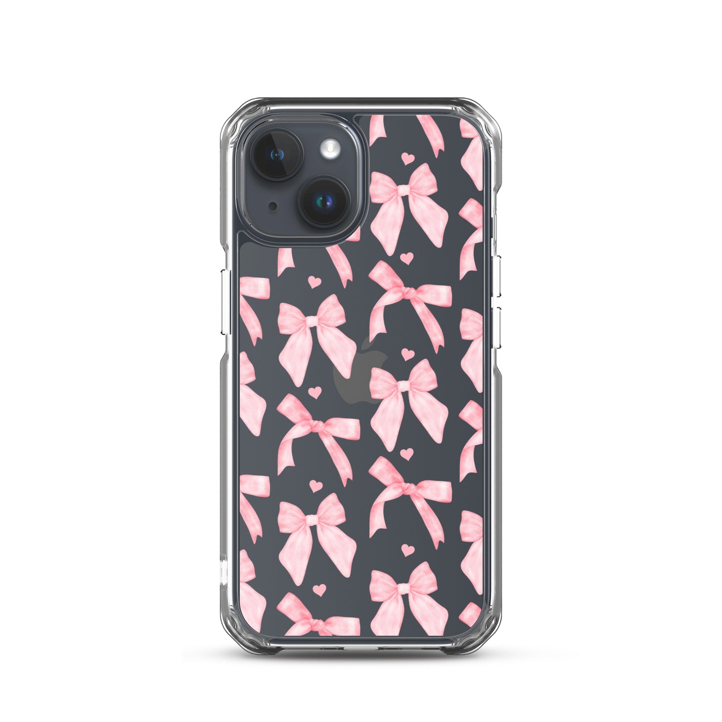 Flirty Bows Clear iPhone Case