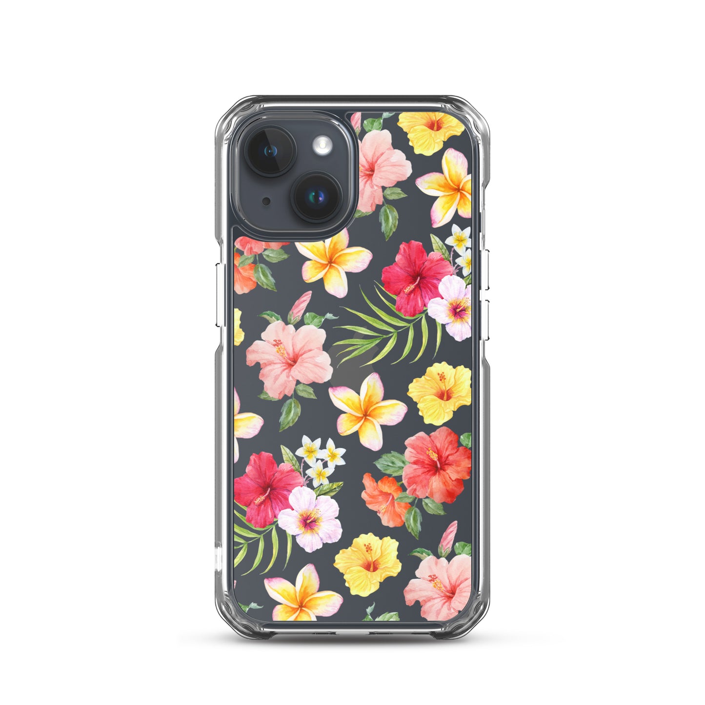 Hibiscus Clear iPhone Case