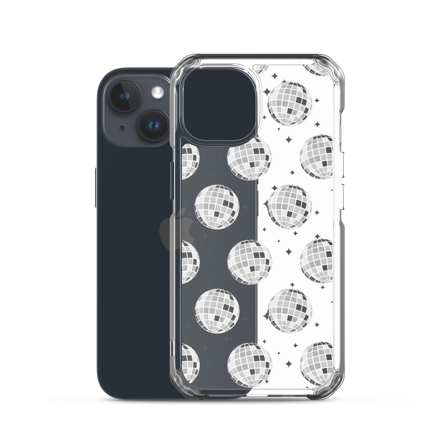 Disco Balls Clear iPhone Case