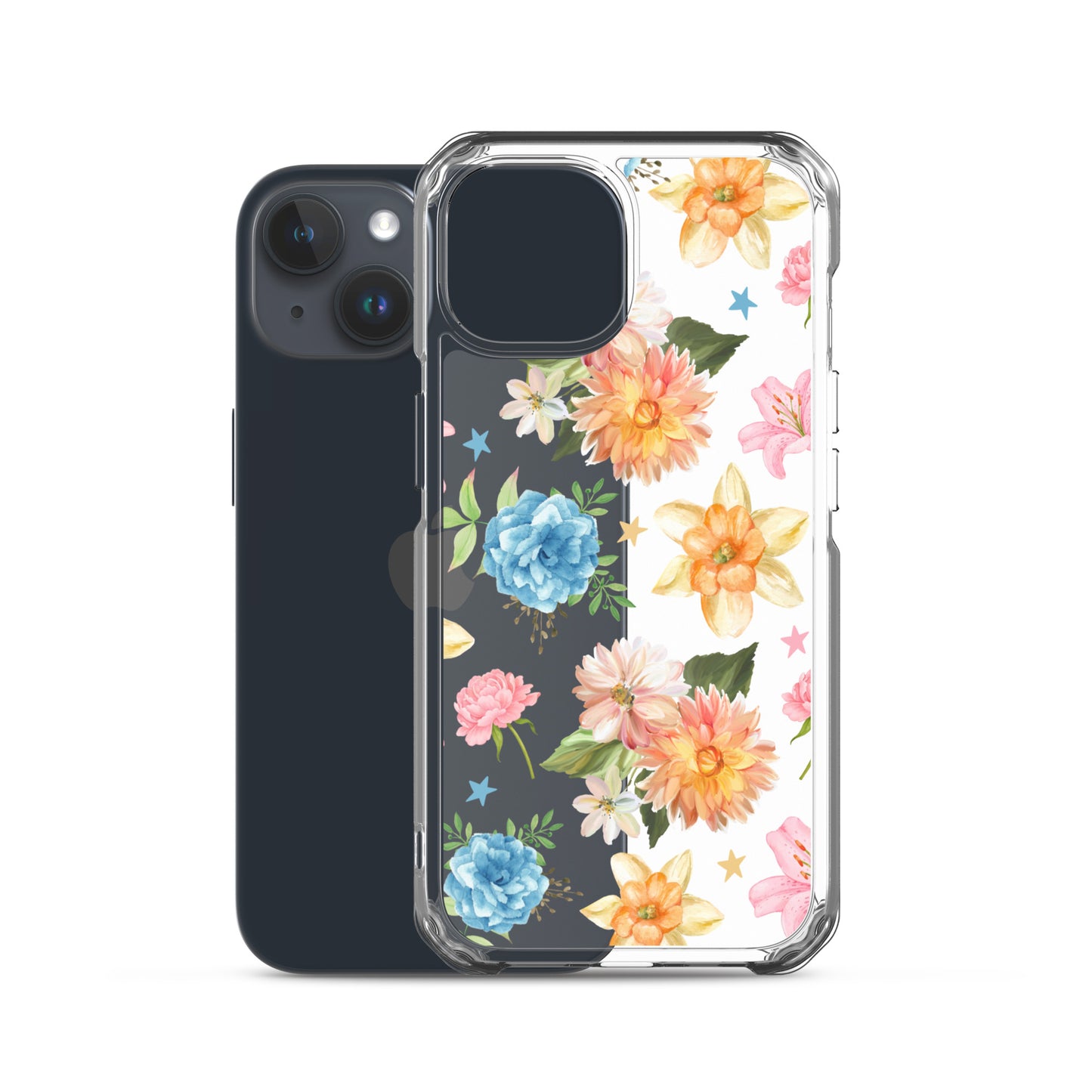 Floral Fiesta Clear iPhone Case