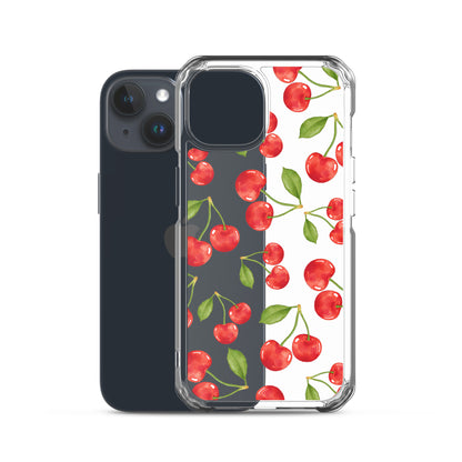 Cherry Clear iPhone Case