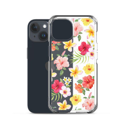 Hibiscus Clear iPhone Case