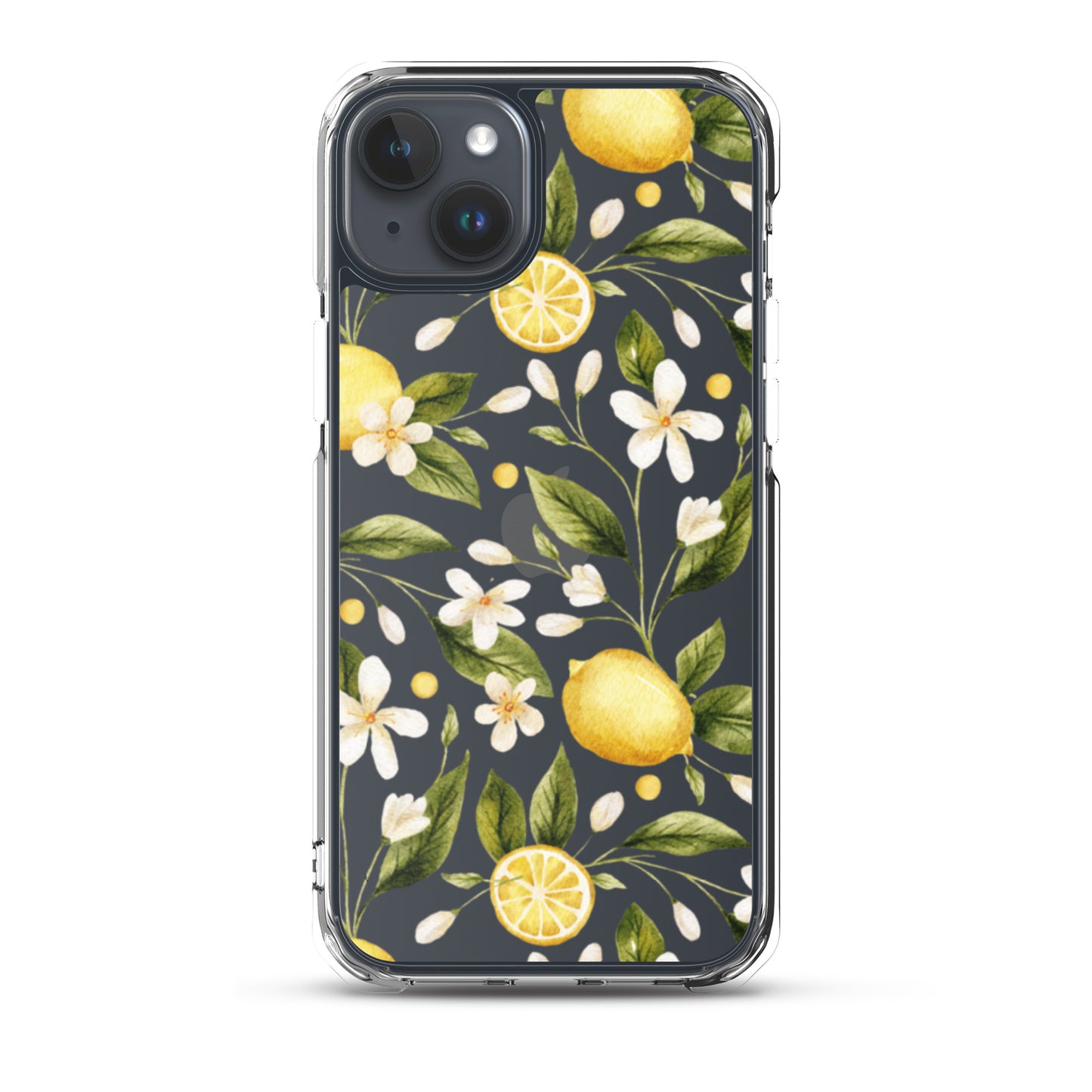 Lemon Garden Clear iPhone Case iPhone 15 Plus