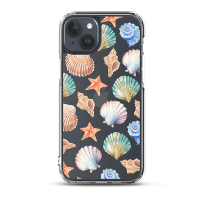 Seashell Breeze Clear iPhone Case