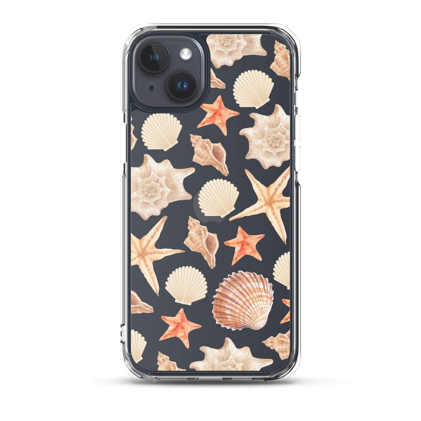 Sunset Shells Clear iPhone Case