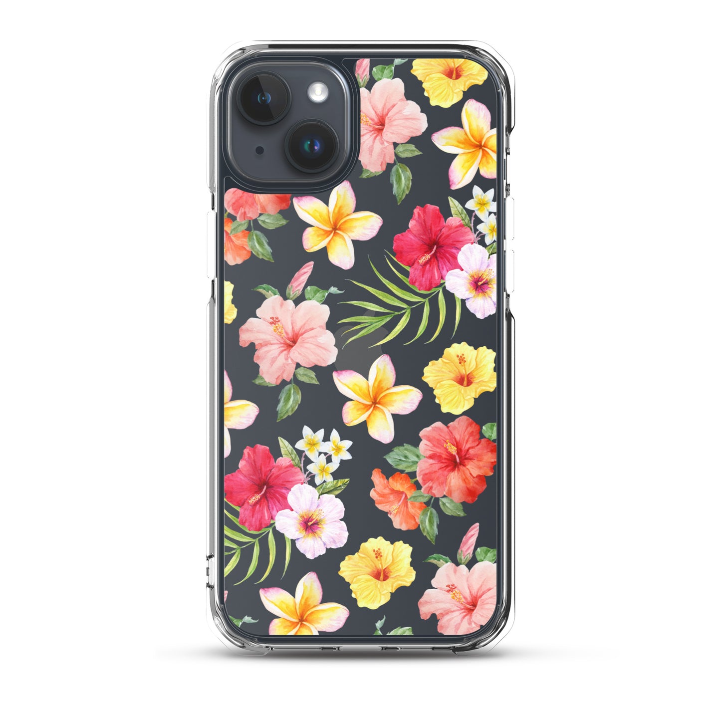 Hibiscus Clear iPhone Case