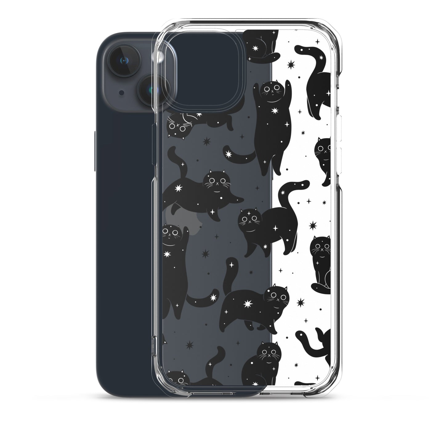 Star Cats Clear iPhone Case