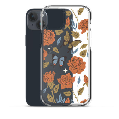 Butterfly Spices Clear iPhone Case