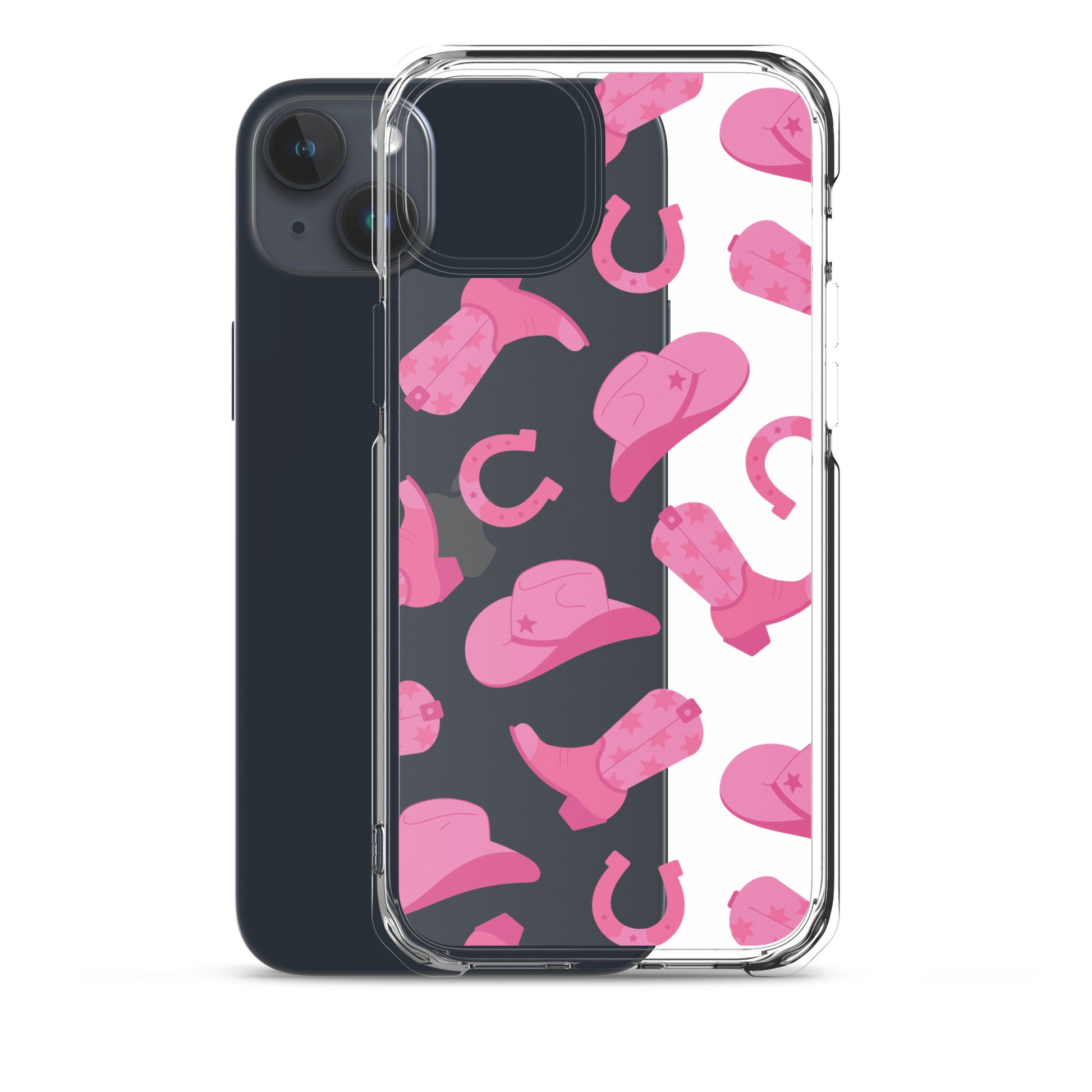 Pink Rodeo Clear iPhone Case