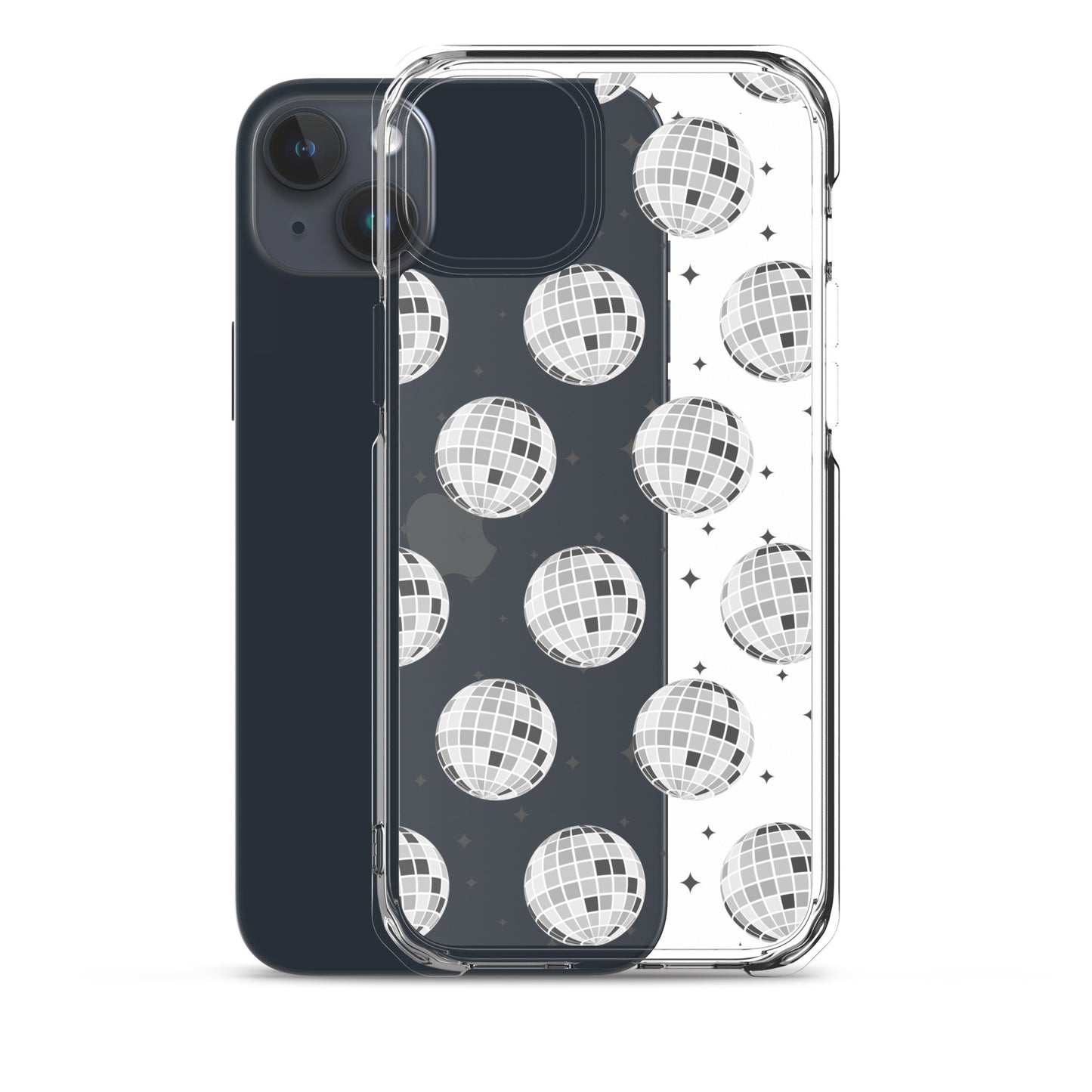 Disco Balls Clear iPhone Case