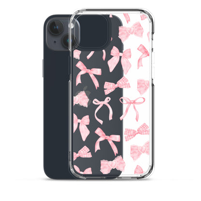 Bow Delight Clear iPhone Case