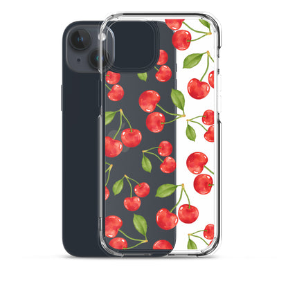 Cherry Clear iPhone Case