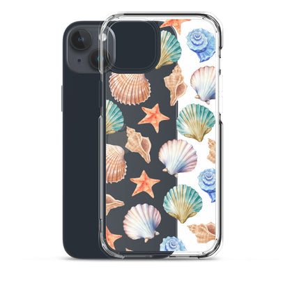 Seashell Breeze Clear iPhone Case