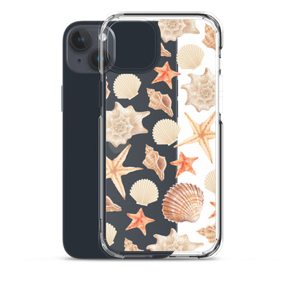 Sunset Shells Clear iPhone Case