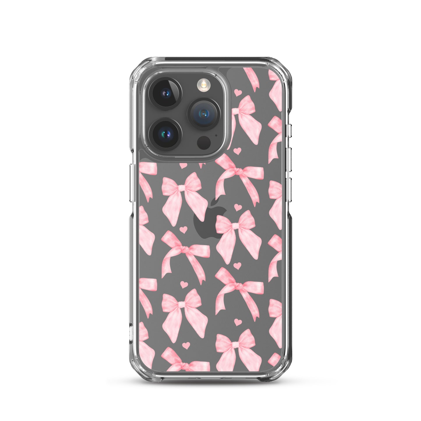 Flirty Bows Clear iPhone Case