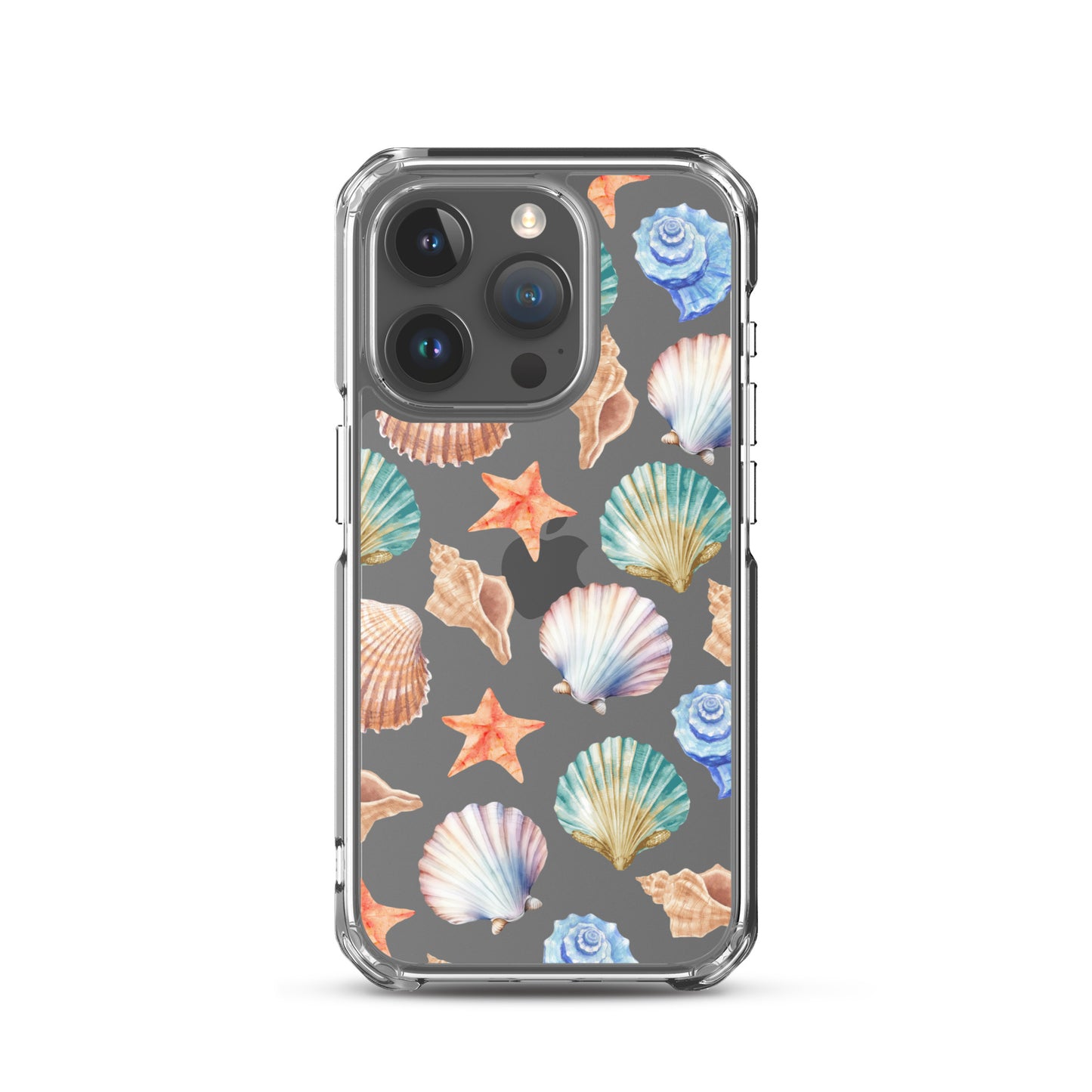 Seashell Breeze Clear iPhone Case