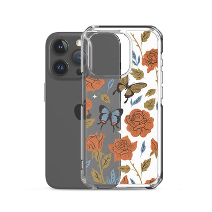 Butterfly Spices Clear iPhone Case