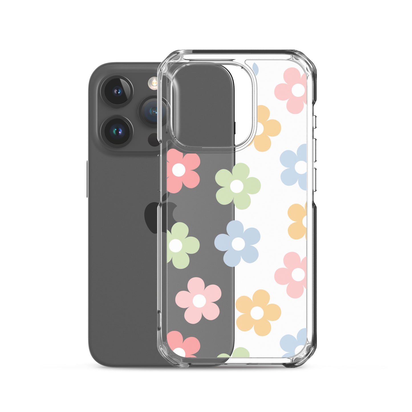 Pastel Garden Clear iPhone Case