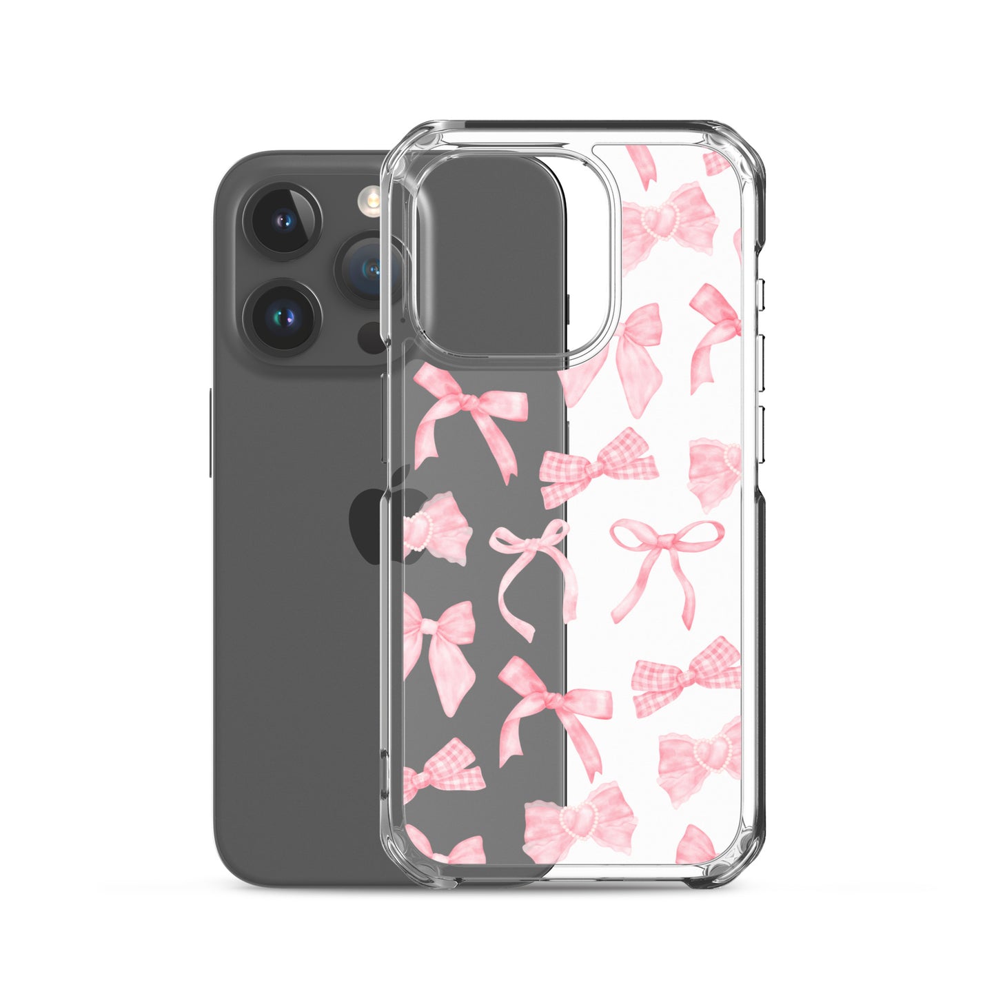 Bow Delight Clear iPhone Case