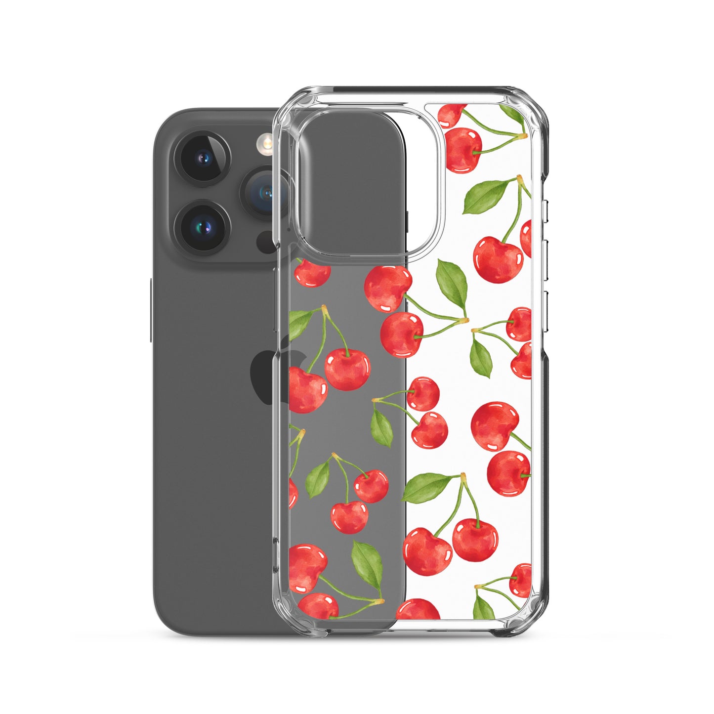 Cherry Clear iPhone Case