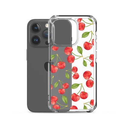 Cherry Clear iPhone Case