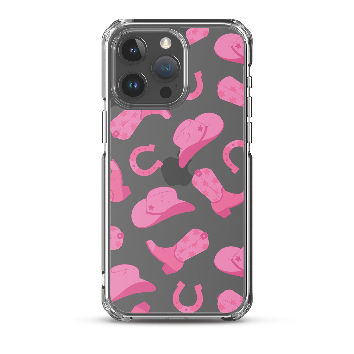 Pink Rodeo Clear iPhone Case iPhone 15 Pro Max