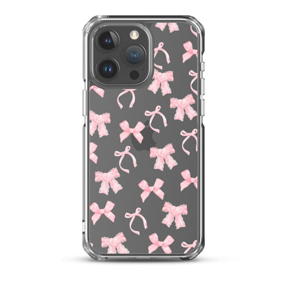 Coquette Bows Clear iPhone Case