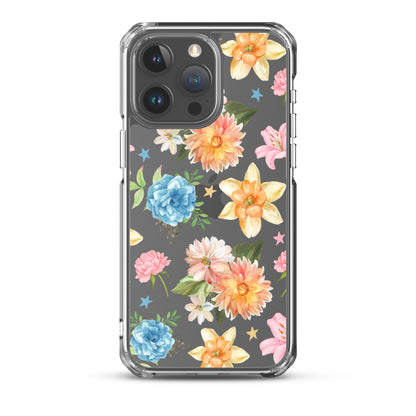 Floral Fiesta Clear iPhone Case