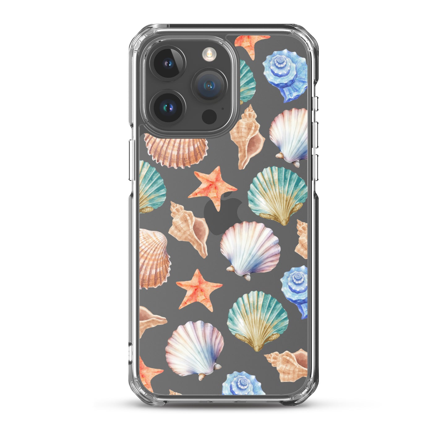 Seashell Breeze Clear iPhone Case