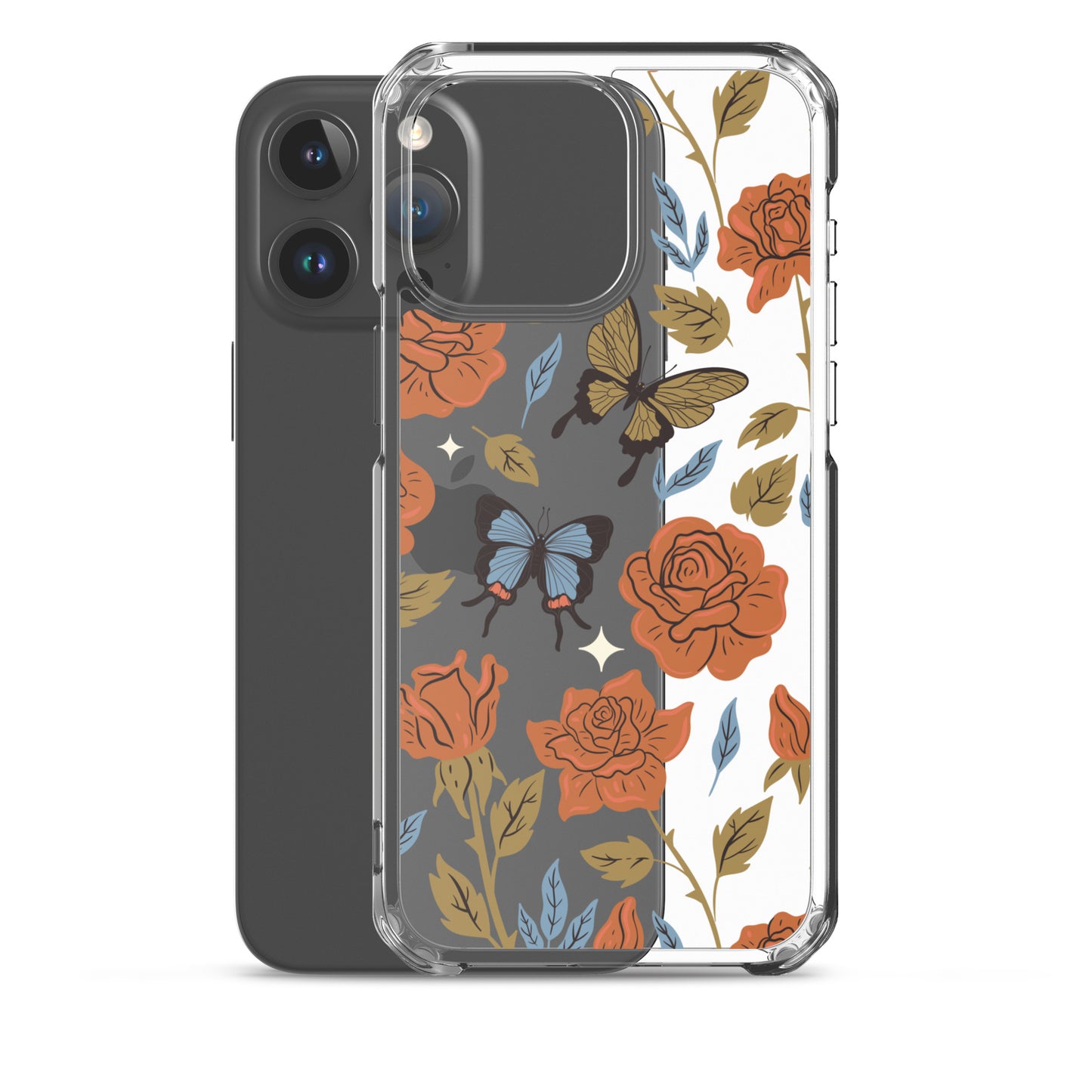 Butterfly Spices Clear iPhone Case