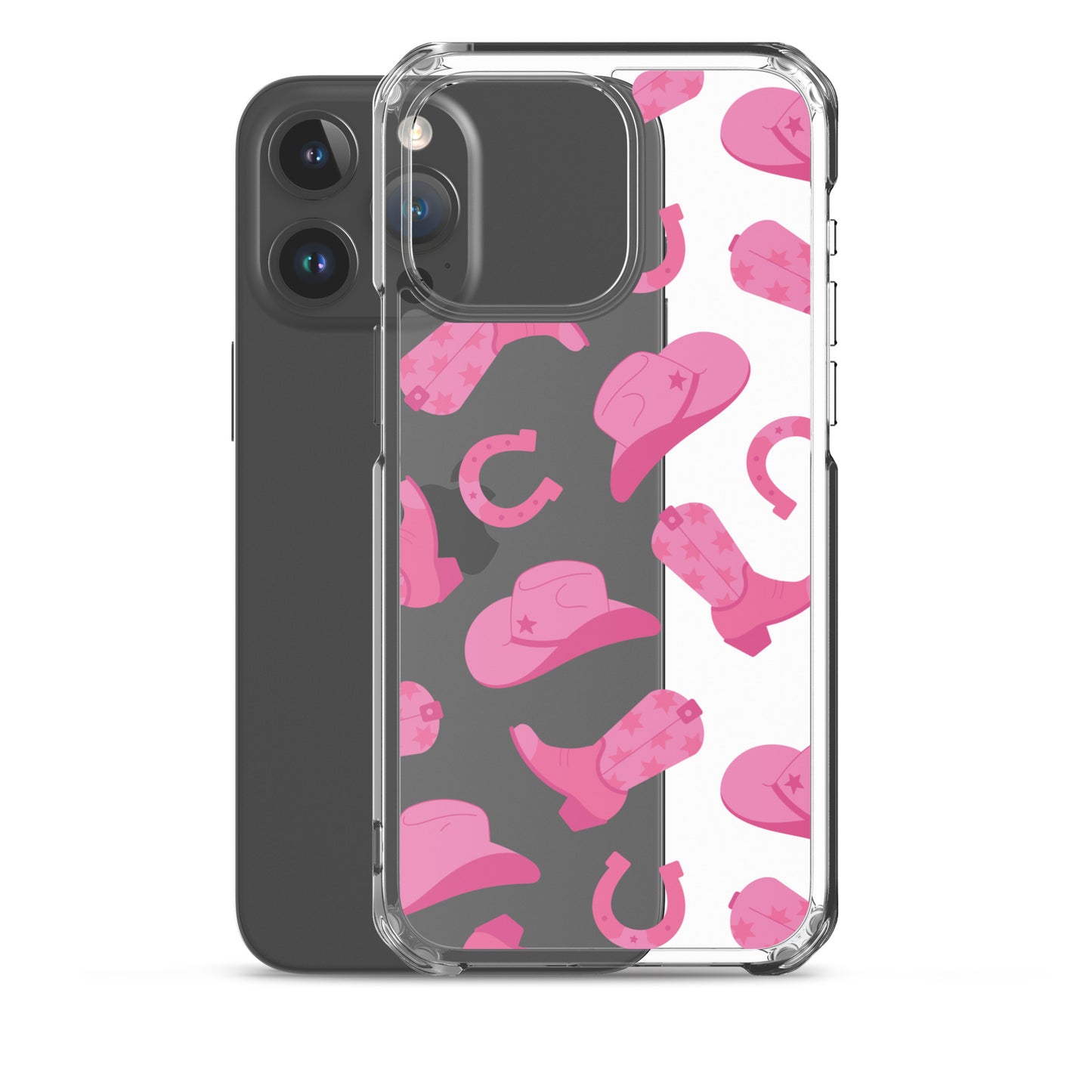 Pink Rodeo Clear iPhone Case