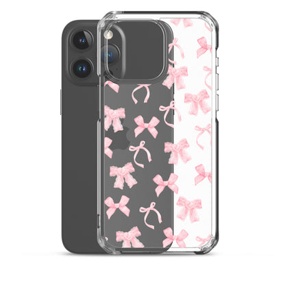 Coquette Bows Clear iPhone Case