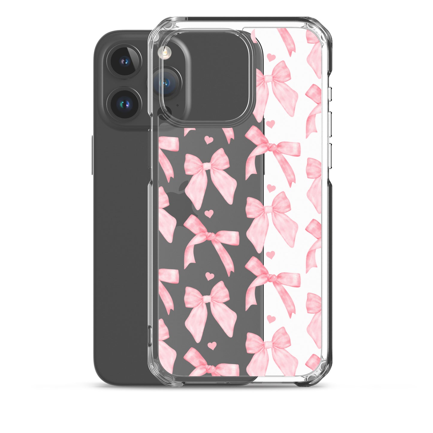 Flirty Bows Clear iPhone Case