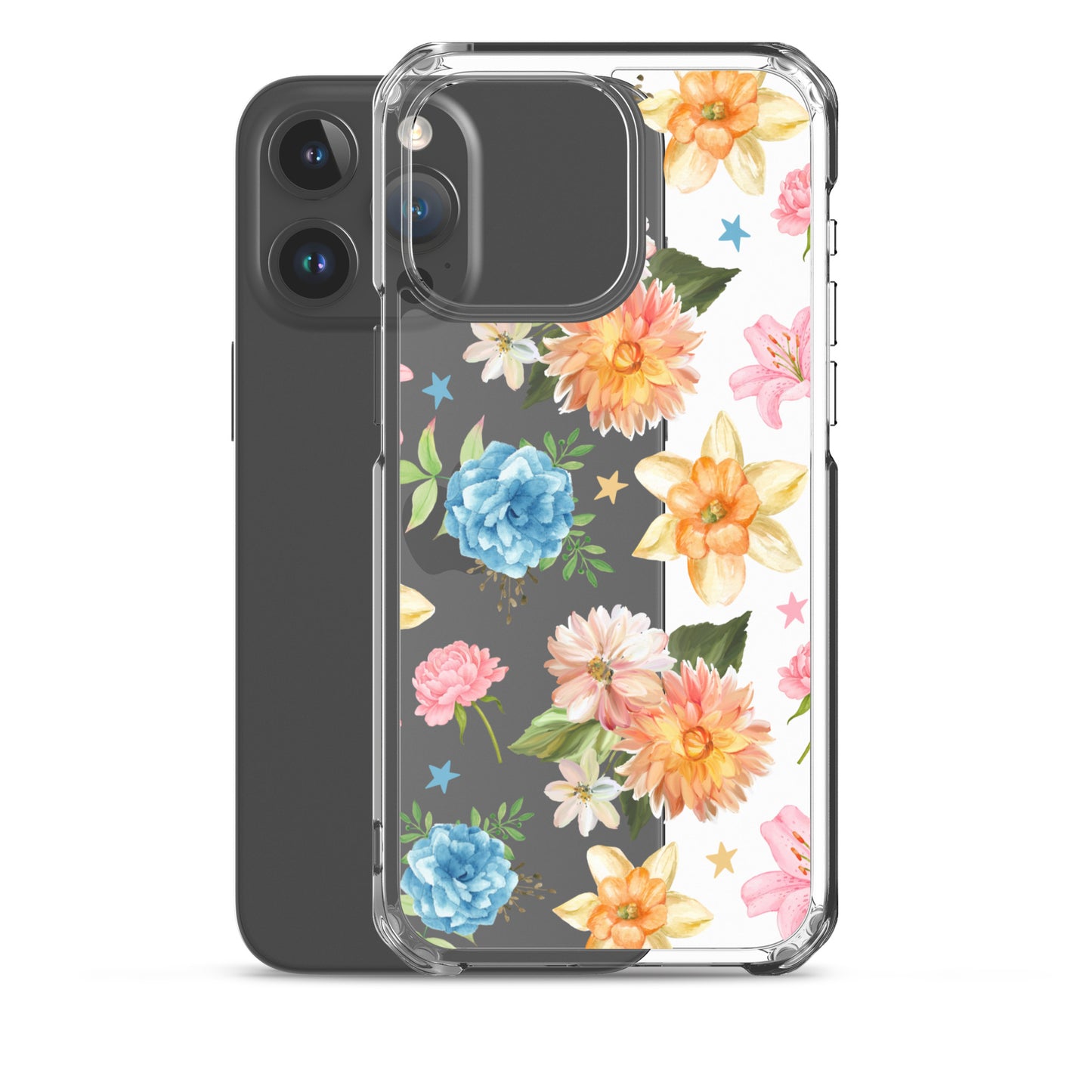 Floral Fiesta Clear iPhone Case