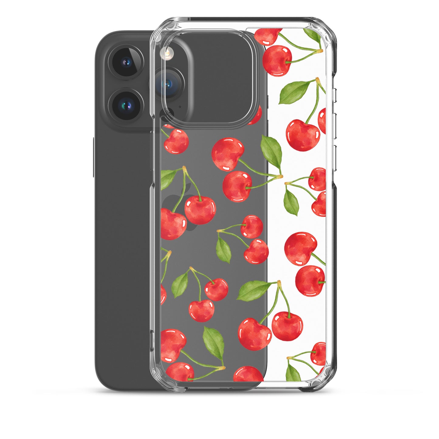 Cherry Clear iPhone Case