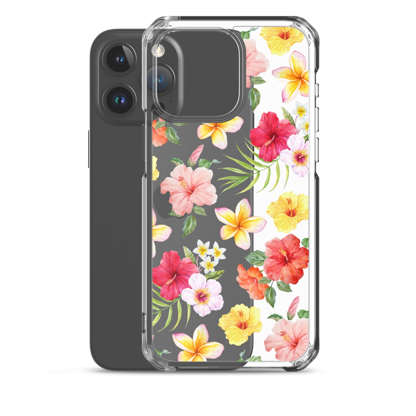 Hibiscus Clear iPhone Case