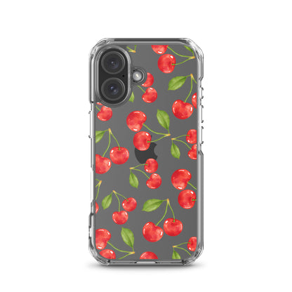 Cherry Clear iPhone Case