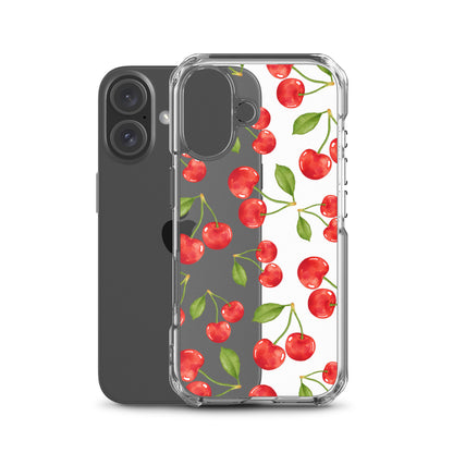 Cherry Clear iPhone Case