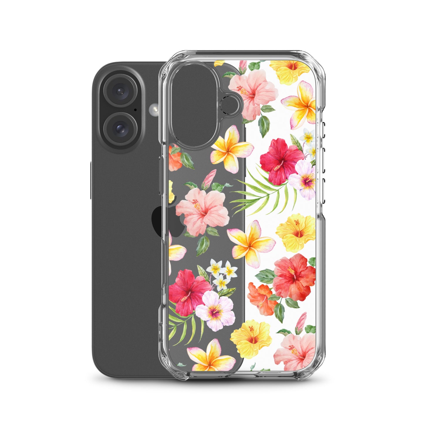 Hibiscus Clear iPhone Case