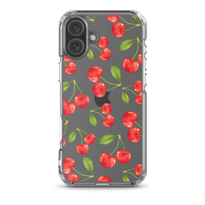 Cherry Clear iPhone Case