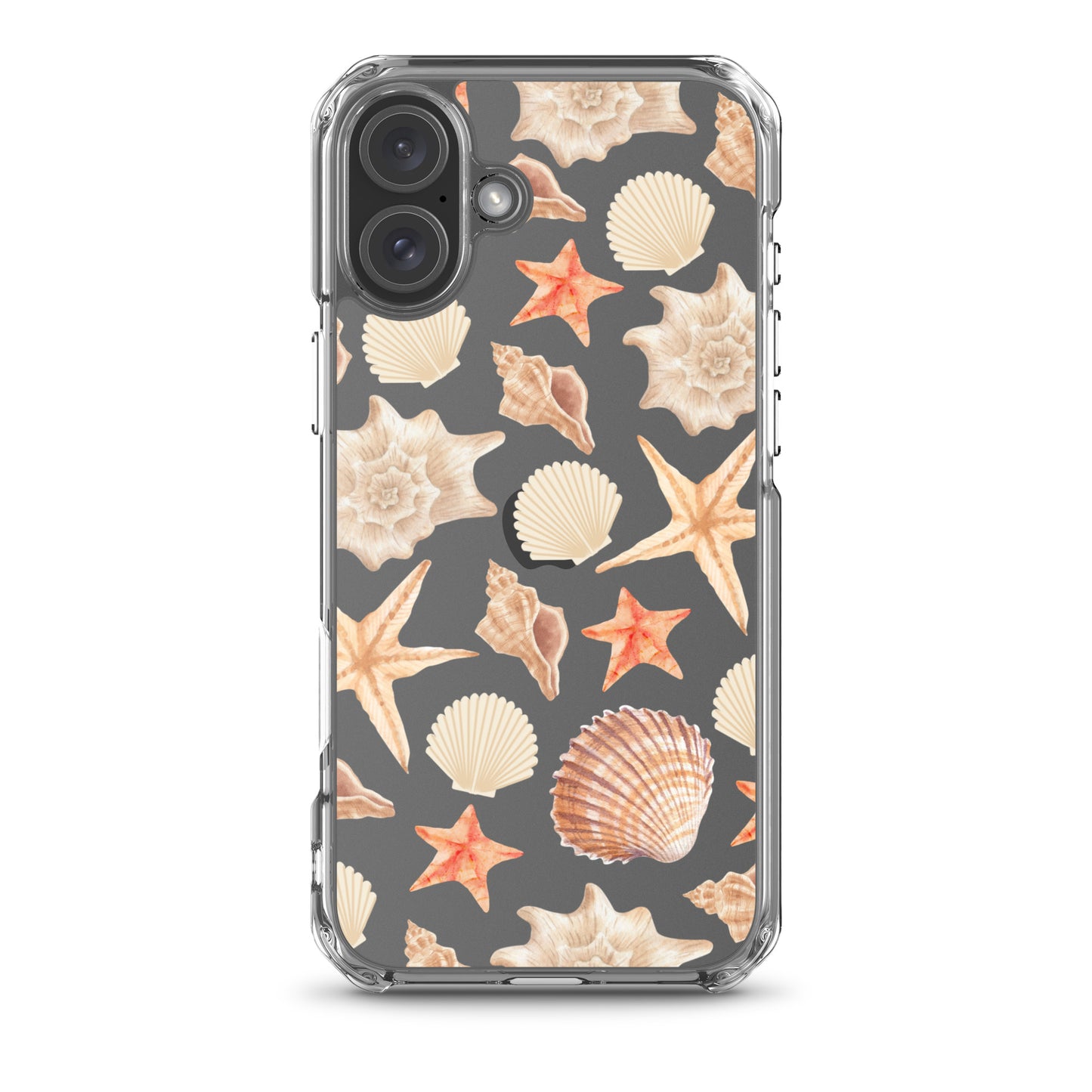 Sunset Shells Clear iPhone Case