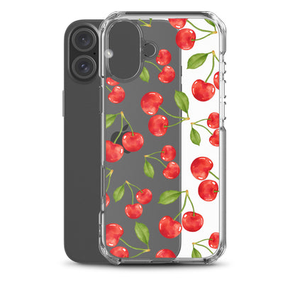 Cherry Clear iPhone Case