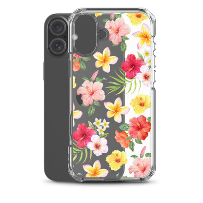 Hibiscus Clear iPhone Case