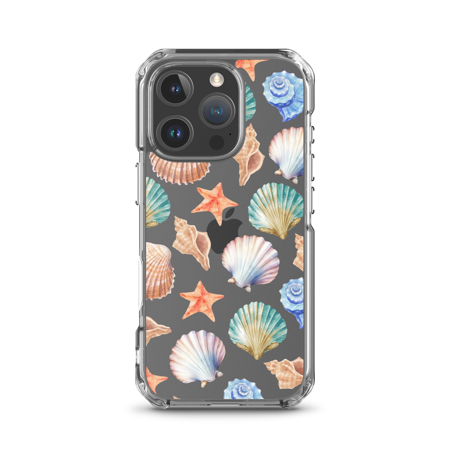 Seashell Breeze Clear iPhone Case