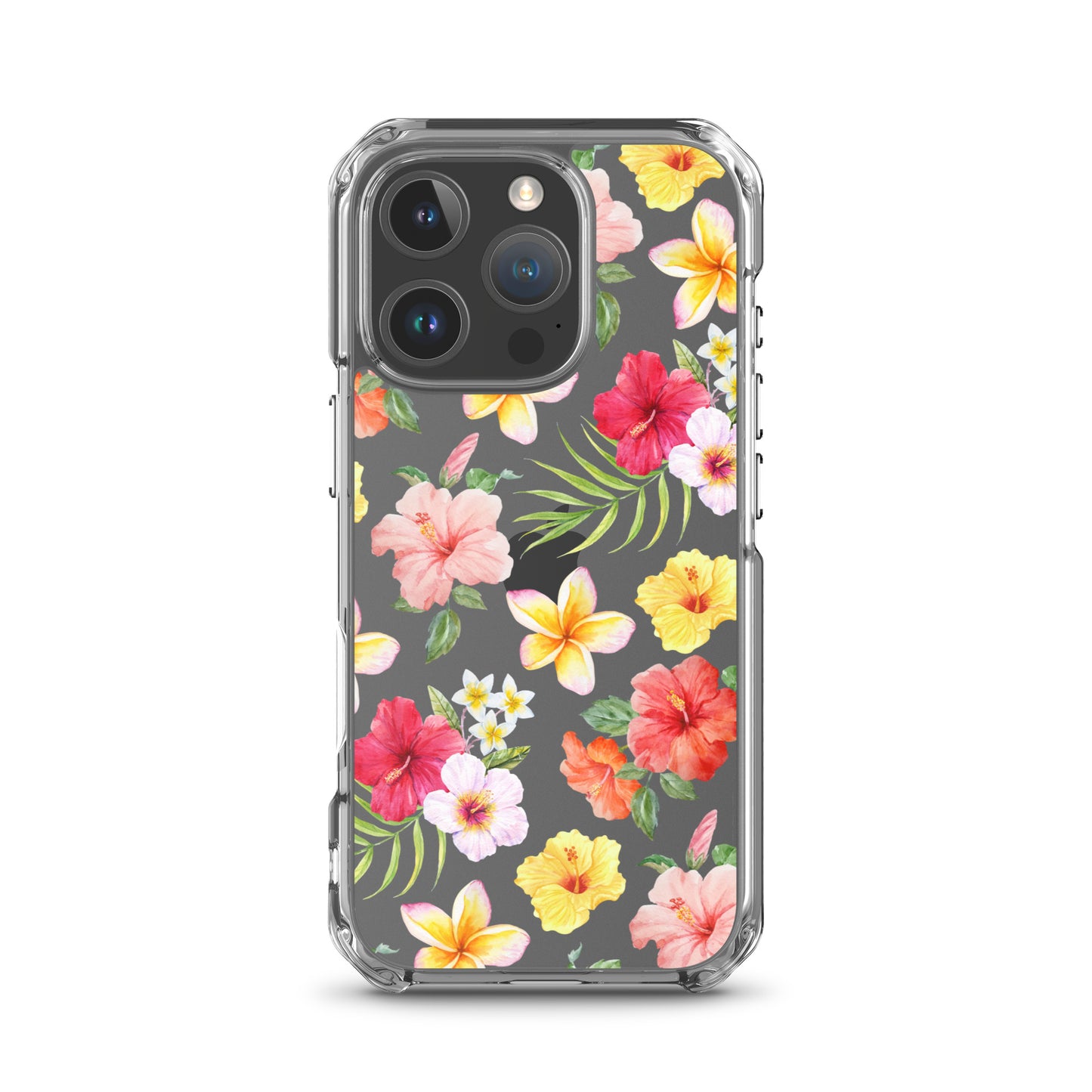 Hibiscus Clear iPhone Case