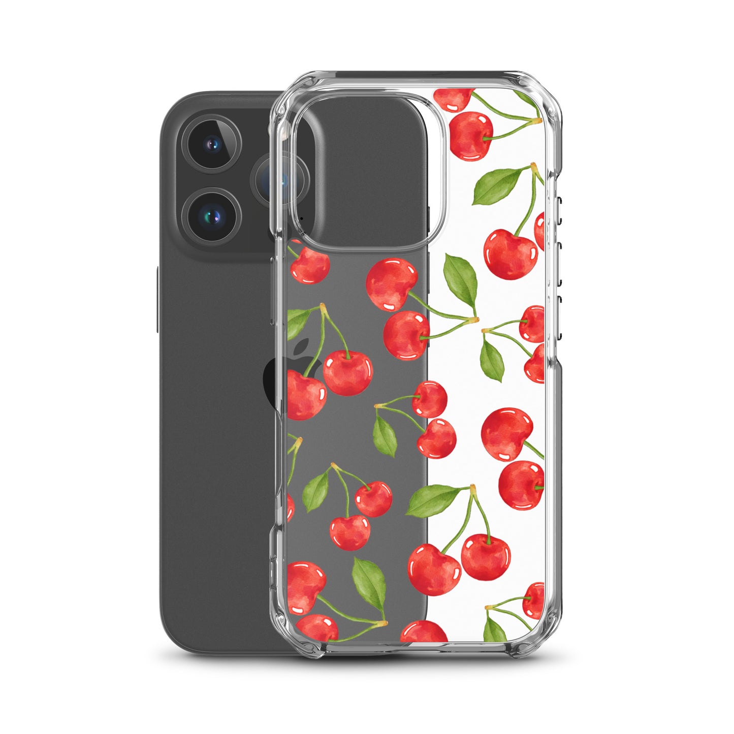 Cherry Clear iPhone Case