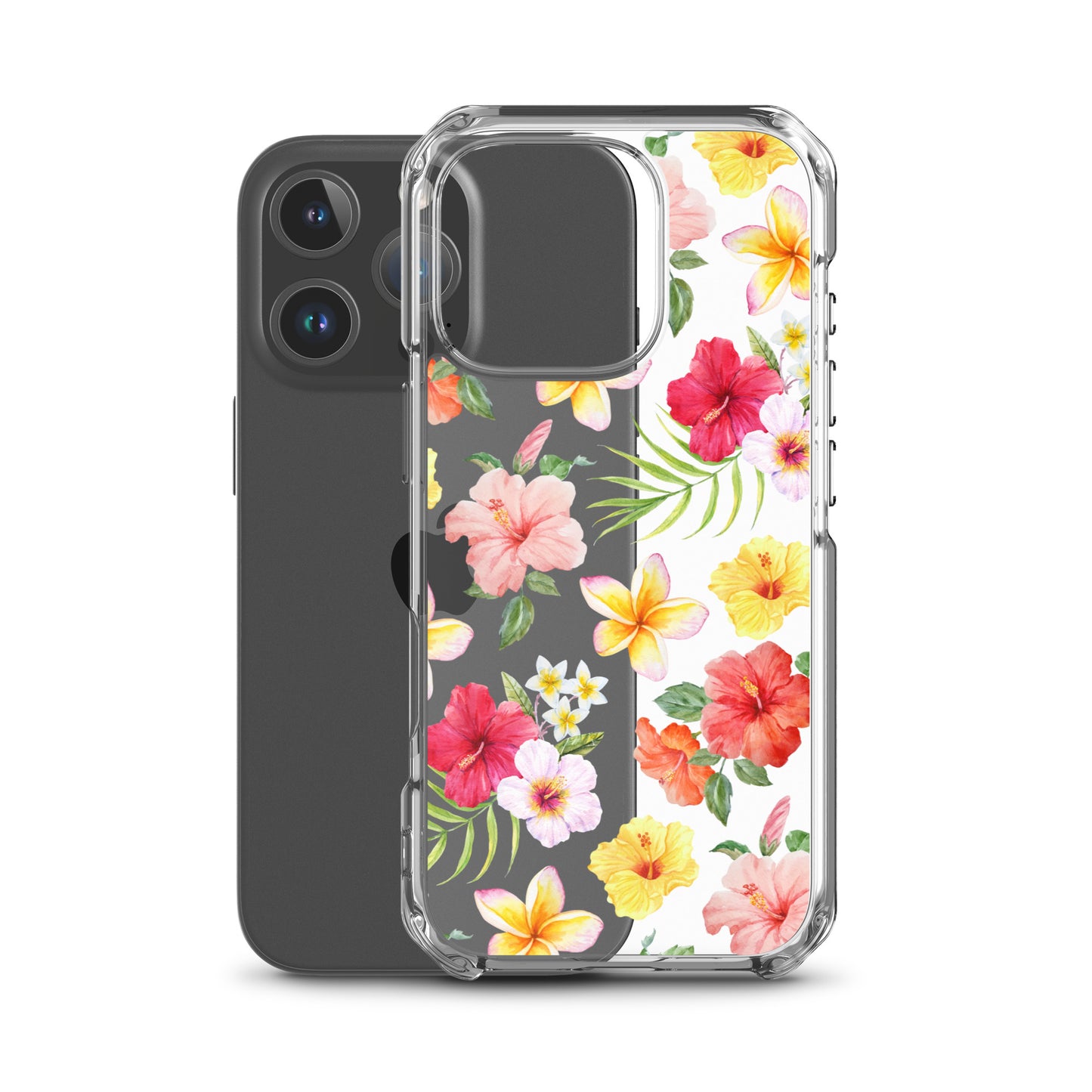 Hibiscus Clear iPhone Case