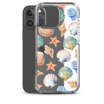 Seashell Breeze Clear iPhone Case