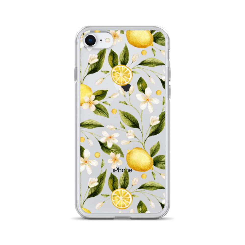 Lemon Garden Clear iPhone Case iPhone 7/8